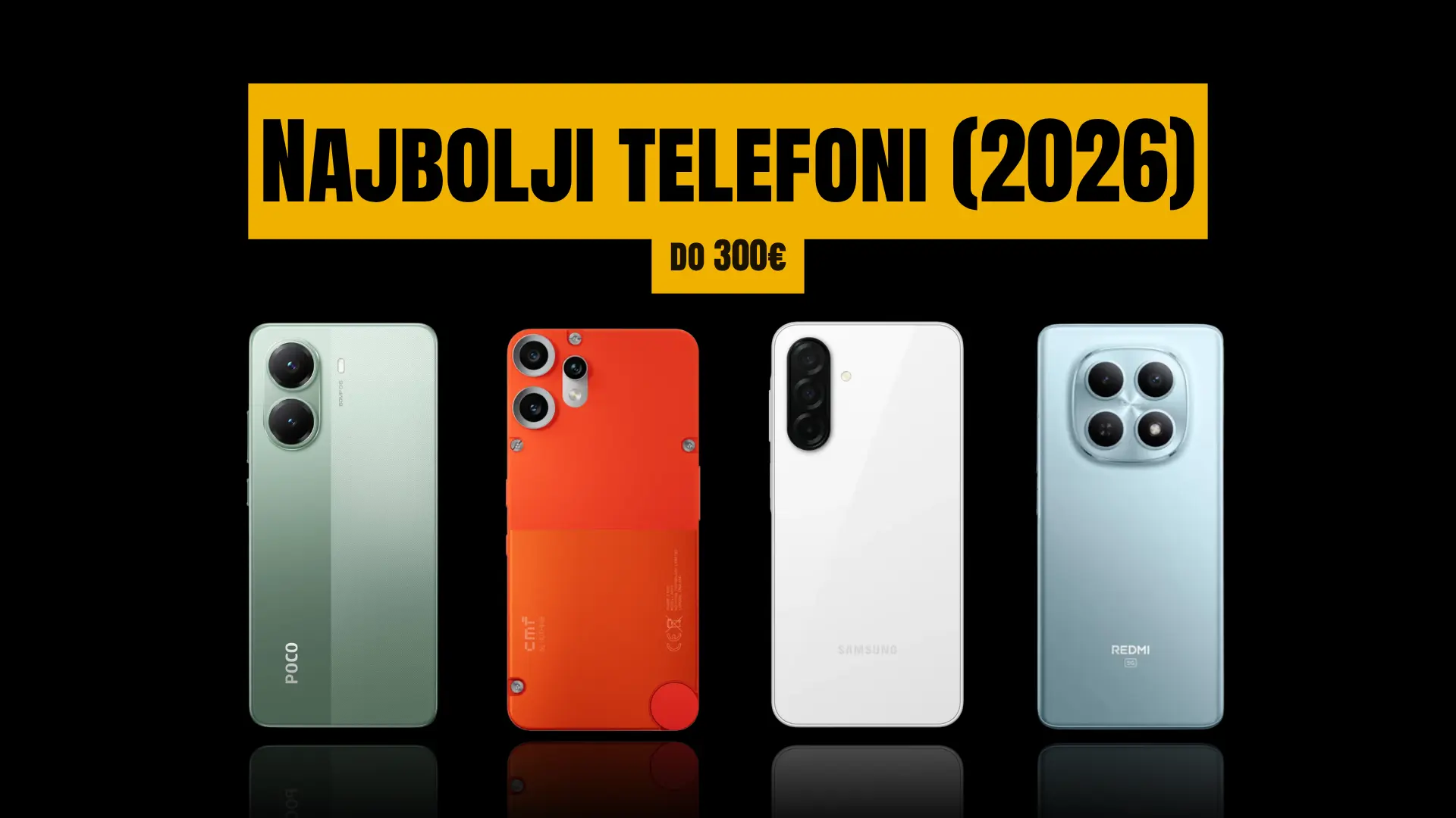 Najbolji telefoni do 300 eura u 2026. godini